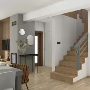 Projekt wnętrza salonu