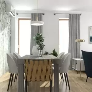 Projekt wnętrza salonu